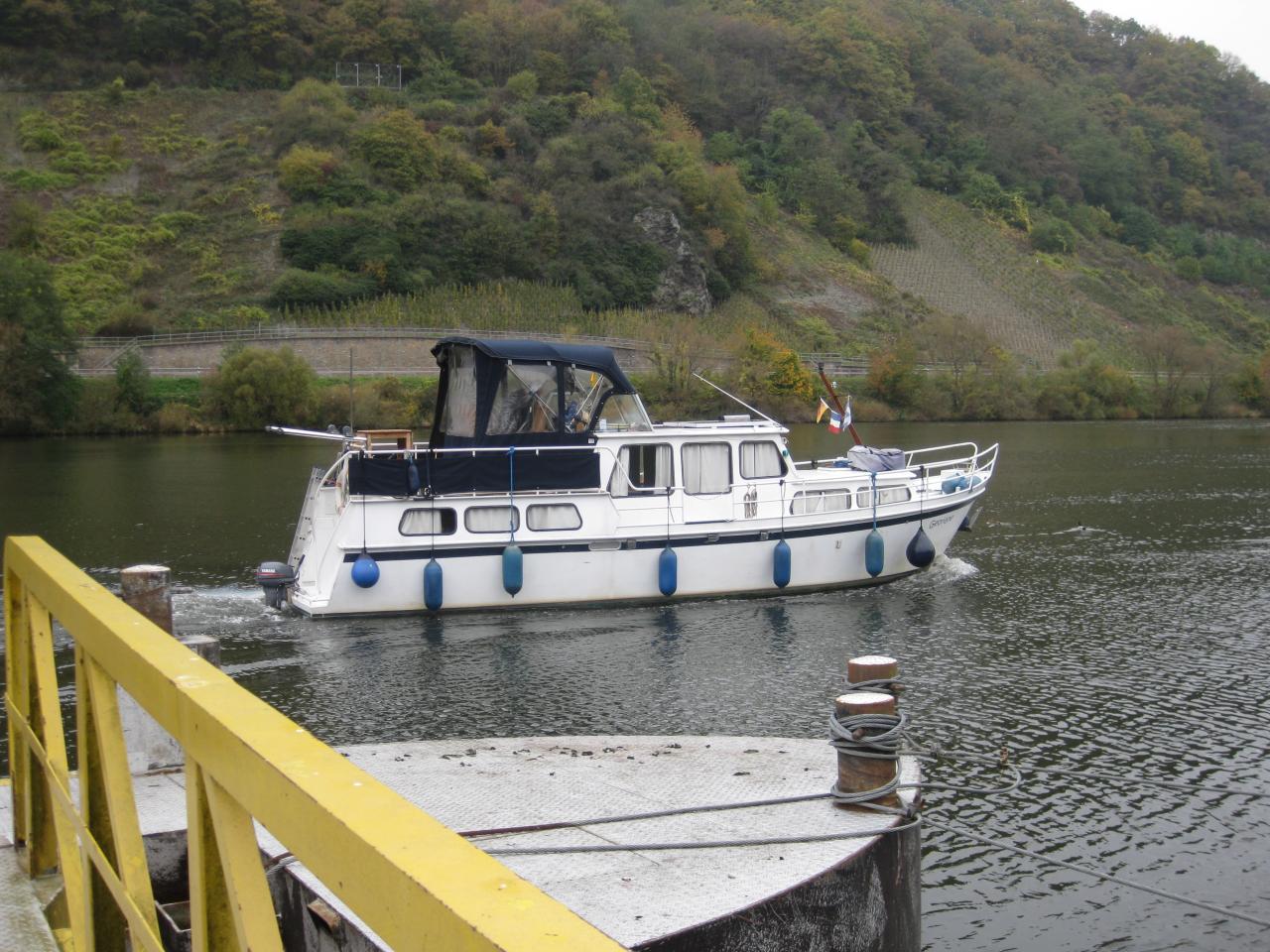 passage devant le ponton