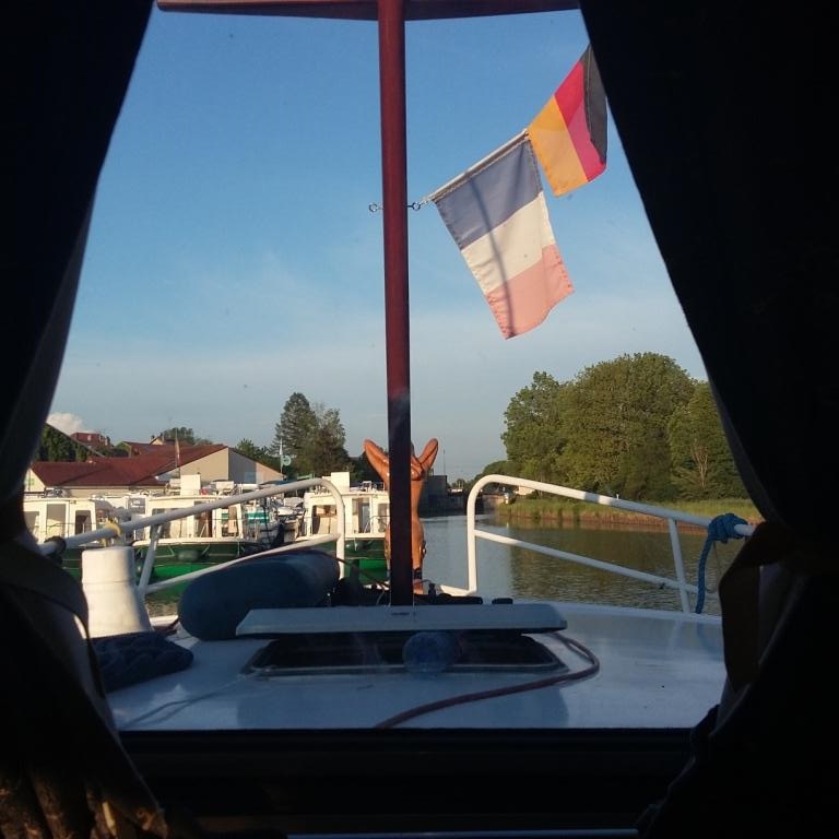 vue sur l'écluse 12 à LAGARDE