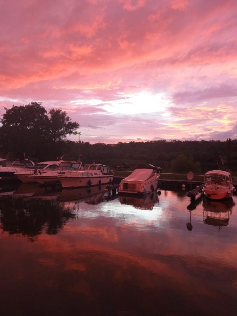 COUCHER DE SOLEIL à KONZ