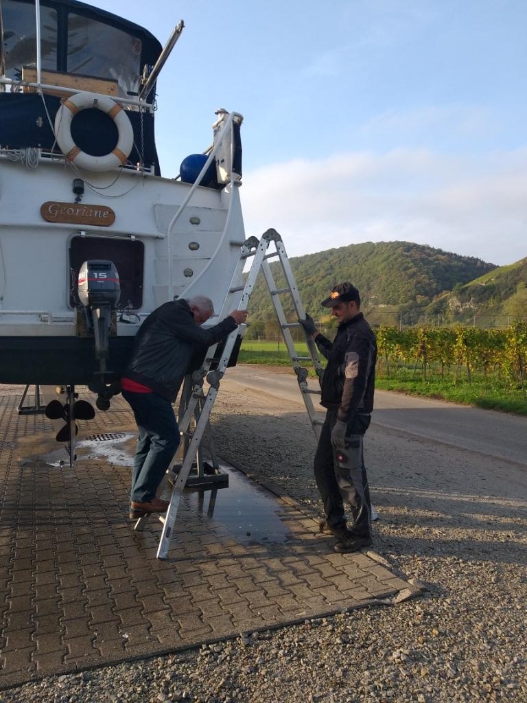 GEORIANE HORS DE L'EAU