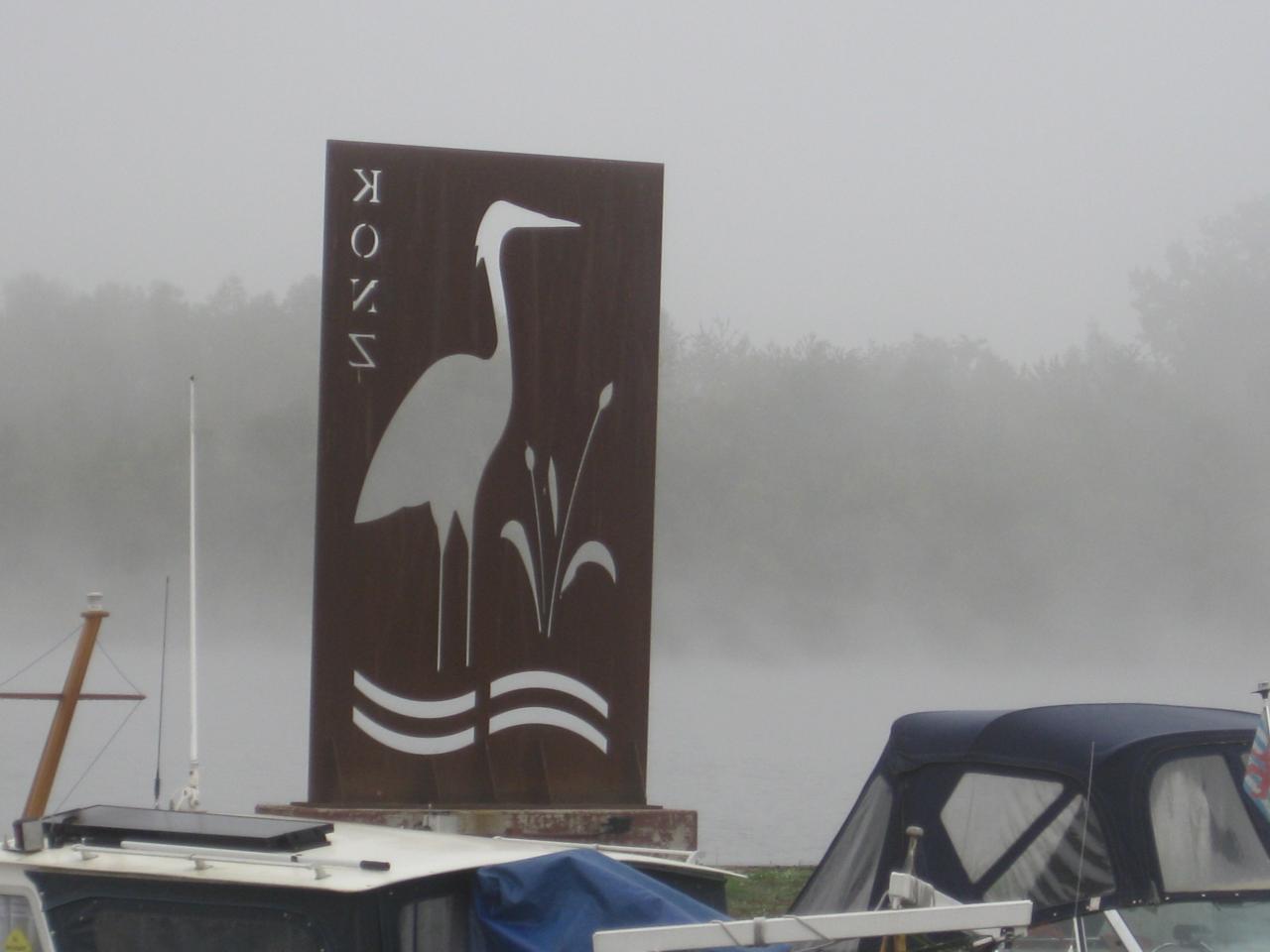 Konz dans le brouillard