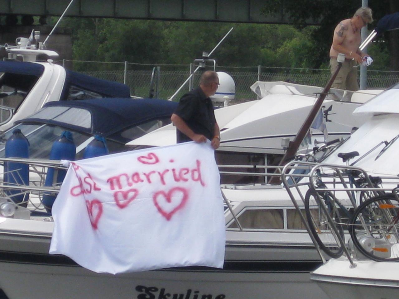 Just married
