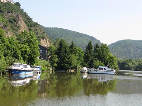 Une marina sur la Lahn
