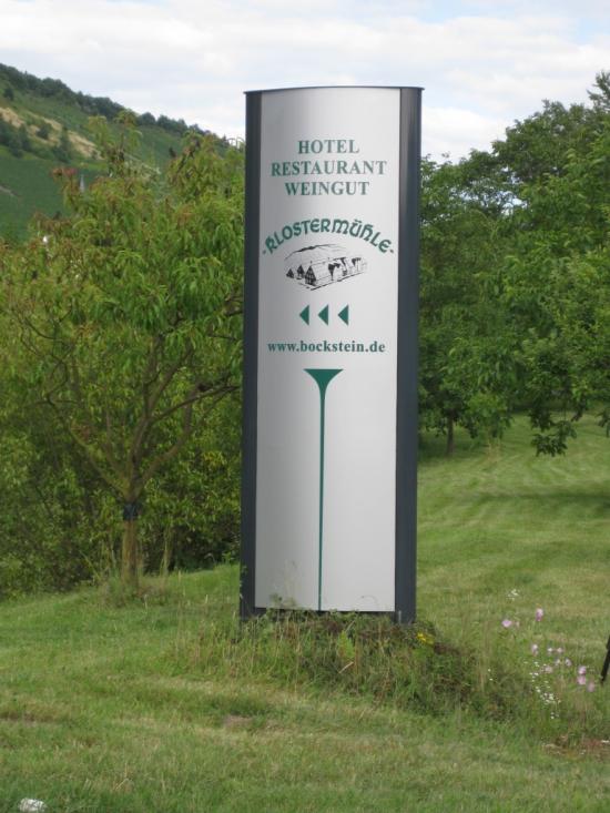 ENTRÖE DU KLOSTERMÜHLE