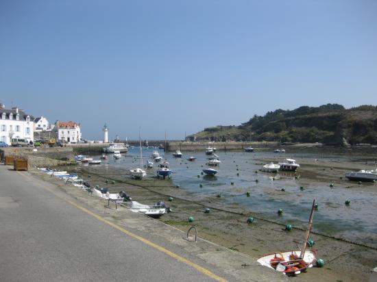 Sauzon à marée basse