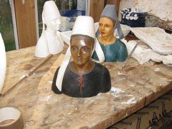 Les 3 stades de la figurine