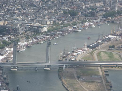 VUE AÉRIENNE  DU PORT