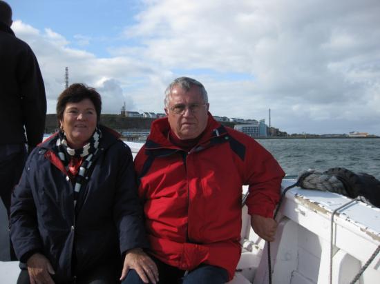 NOUS DEUX EN ROUTE VERS HELGOLAND