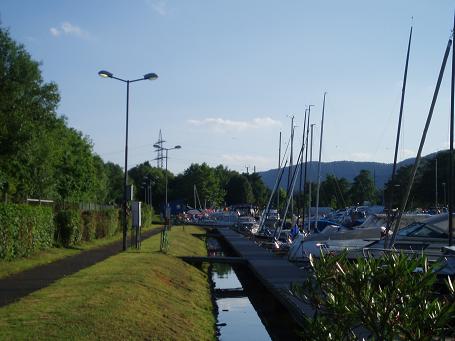 Vue du Port de  Konz