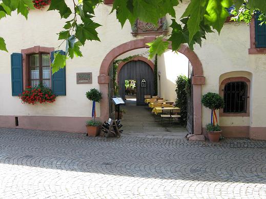 Entrée d'un restaurant