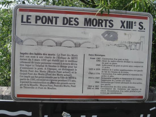 LE PONT DES MORTS- METZ