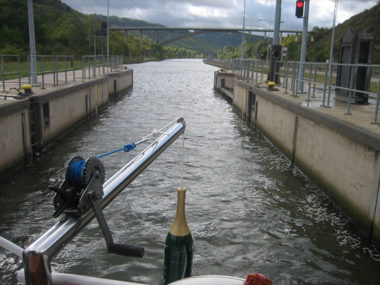 SORTIE DE L'ECLUSE