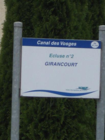 GIRANCOURT- CANAL DES VOSGES