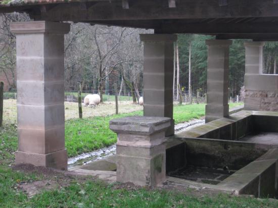 LAVOIR PRÈS DE LA SOURCE DE LA SAONE