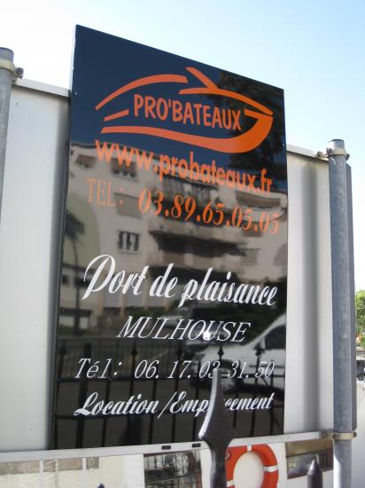 ENTRÉE PORT DE PLAISANCE DE MULHOUSE
