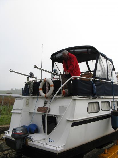 GEORIANE SORT DE L'EAU