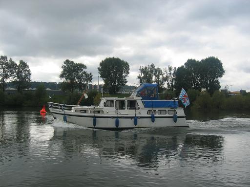 Georiane fendant les flots