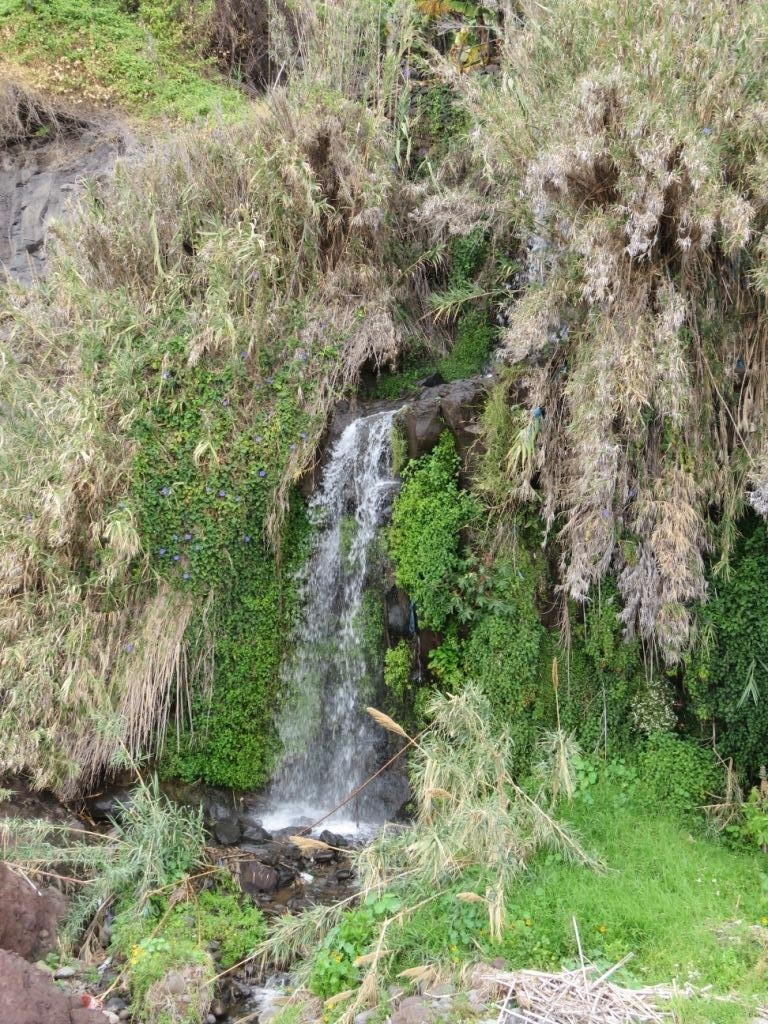 chute d'eau  uniquement après la pluie