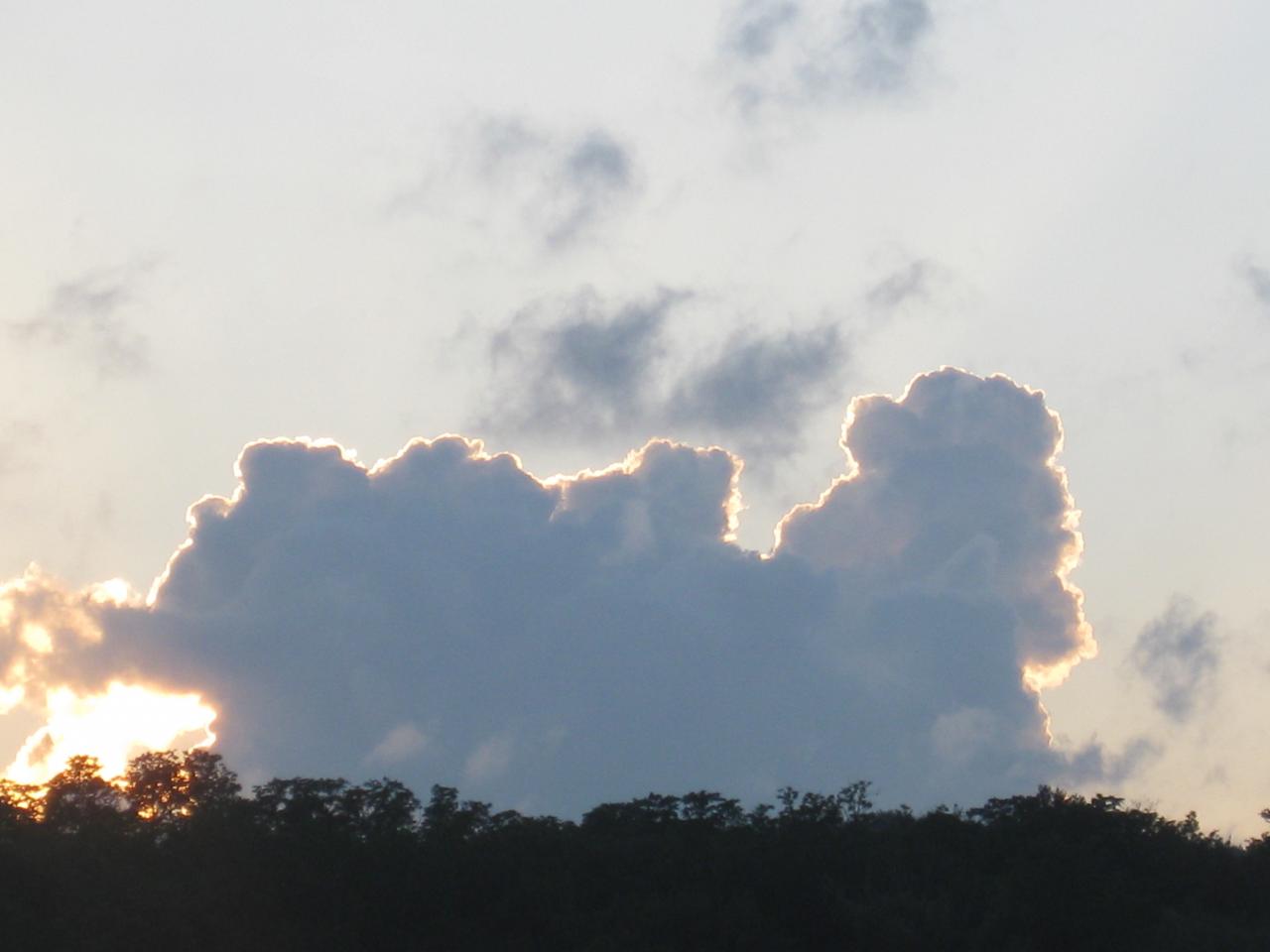 beau coucher de soleil