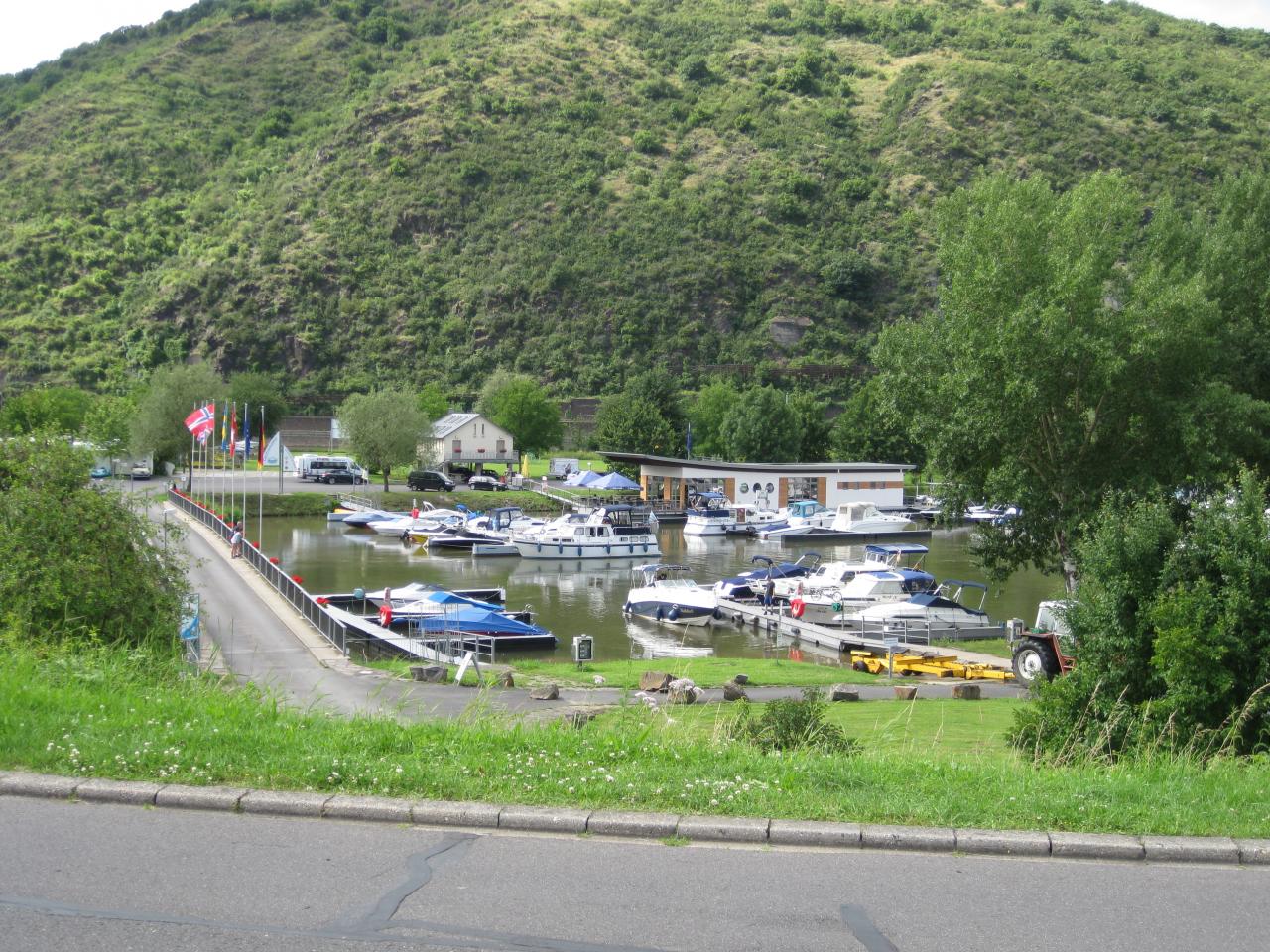 vue sur le port de Treis-Karden