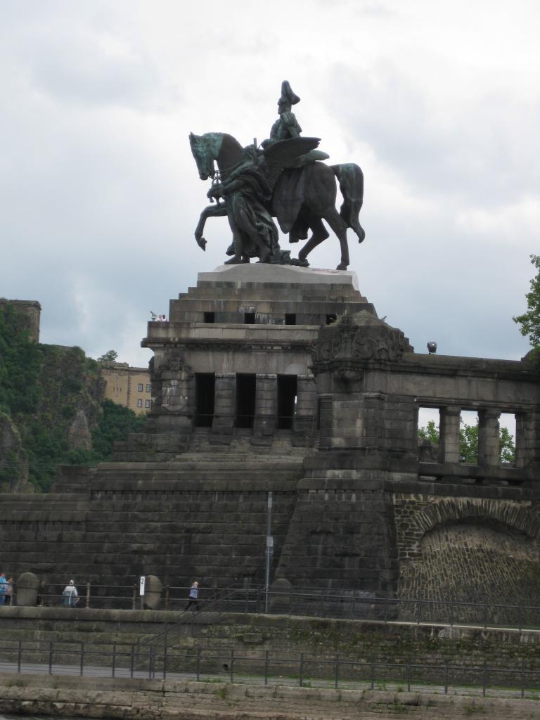 le Deutsche Eck avant le Rhin