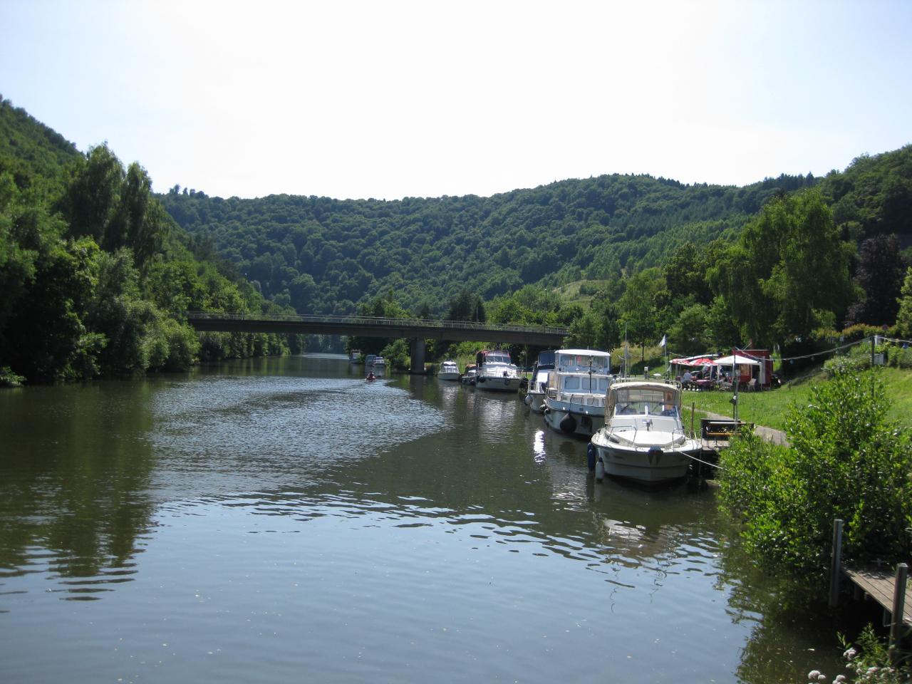 Vue sur la halte de Laurenbourg
