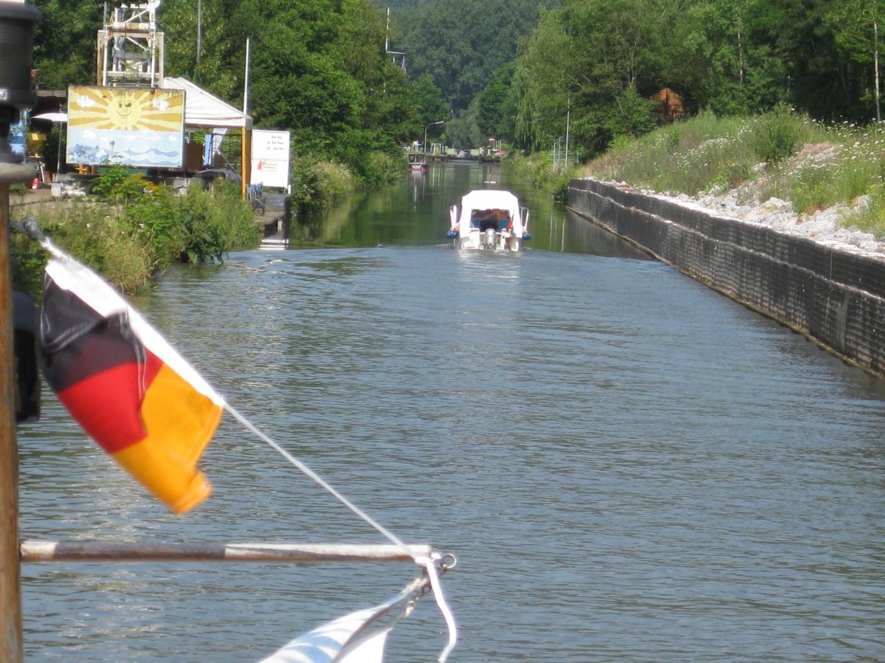 retour dans notre marina