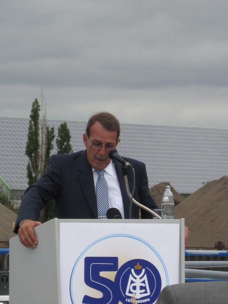 Josy durant son speech