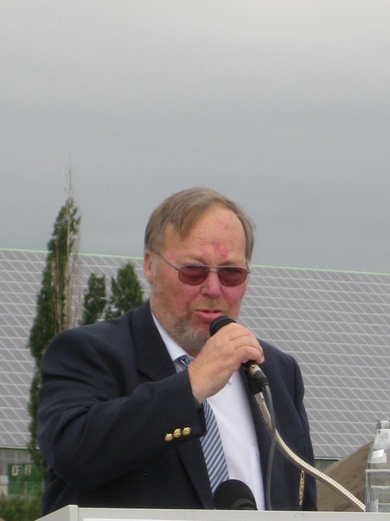 Fred, le Président de la Commission d'Anniversaire