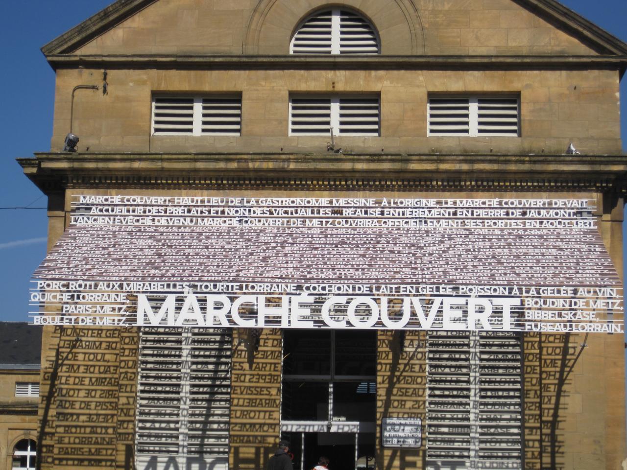ENTRÉE DU MARCHÉ OUVERT A METZ