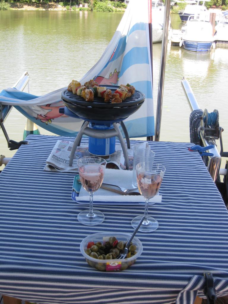 BBQ SUR LE BATEAU