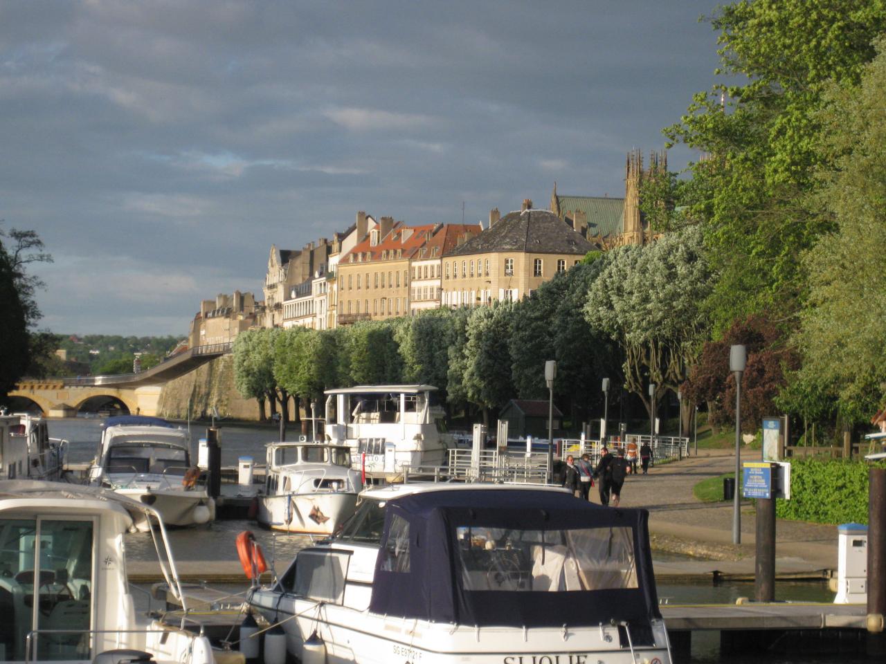 vue sur la cathédrale de Metz